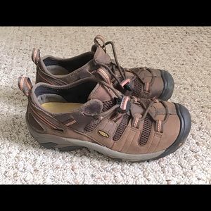 Men’s Keen Flint Steel Toe Hiking Work Shoes 8